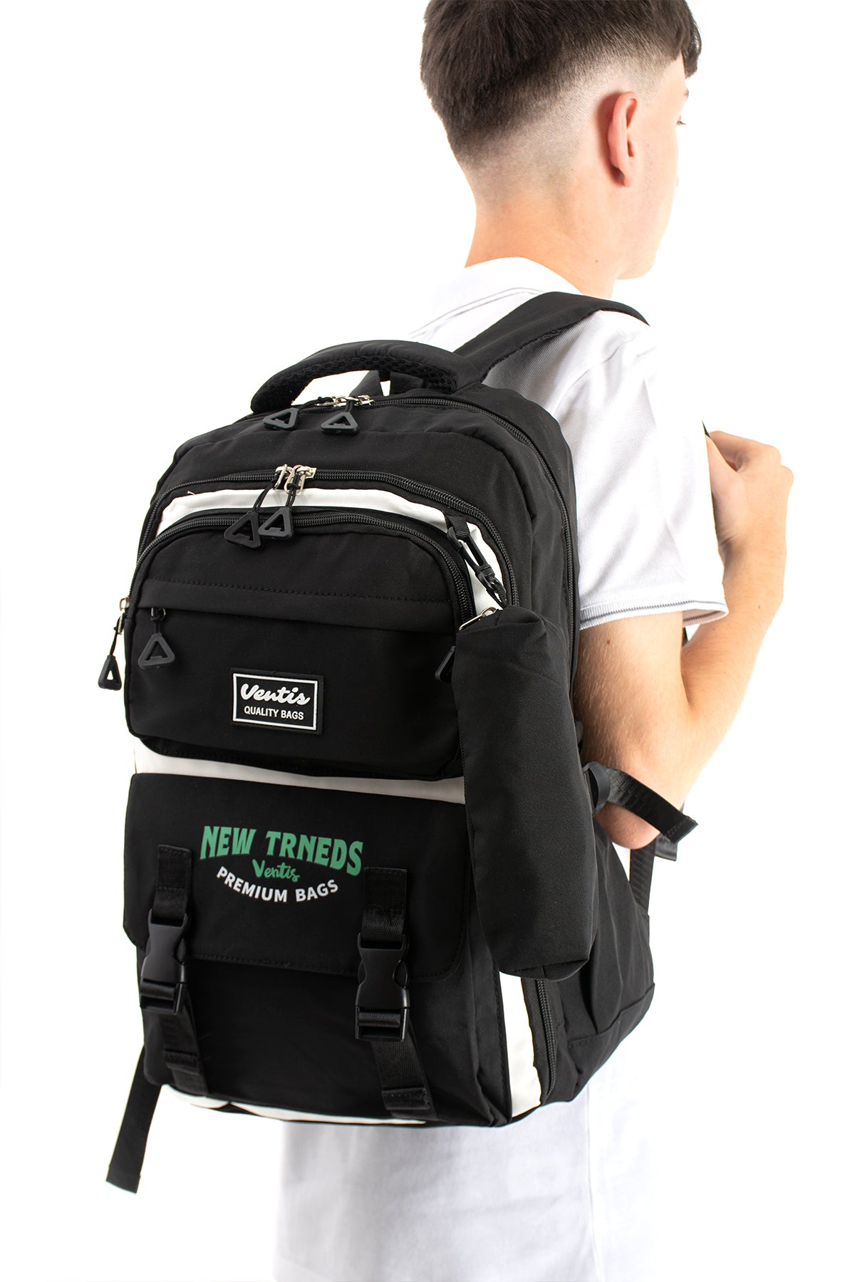Ultra Hafif Su Geçirmez Çok Cepli Sırt Çantası Unisex Kore Stil  VNT-1-7A