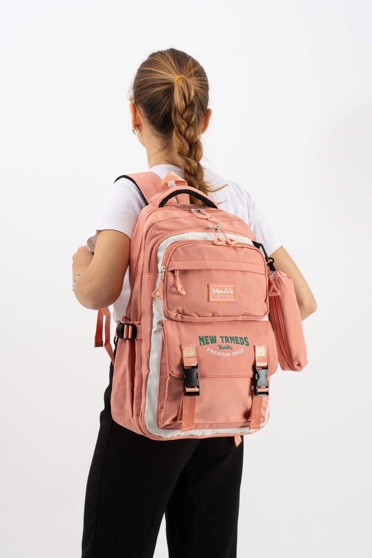 Ultra Hafif Su Geçirmez Çok Cepli Sırt Çantası Unisex Kore Stil  VNT-1-7A
