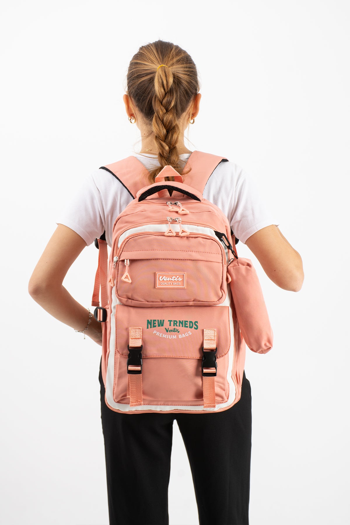 Ultra Hafif Su Geçirmez Çok Cepli Sırt Çantası Unisex Kore Stil  VNT-1-7A