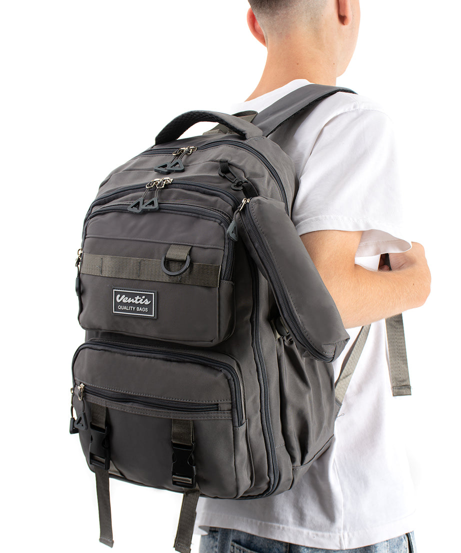 Ultra Hafif Su Geçirmez Çok Cepli Sırt Çantası Unisex Kore Stil  VNT-1-7C
