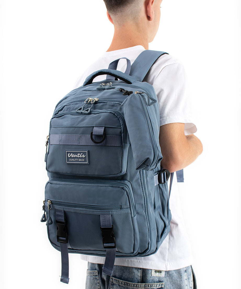 Ultra Hafif Su Geçirmez Çok Cepli Sırt Çantası Unisex Kore Stil  VNT-1-7C