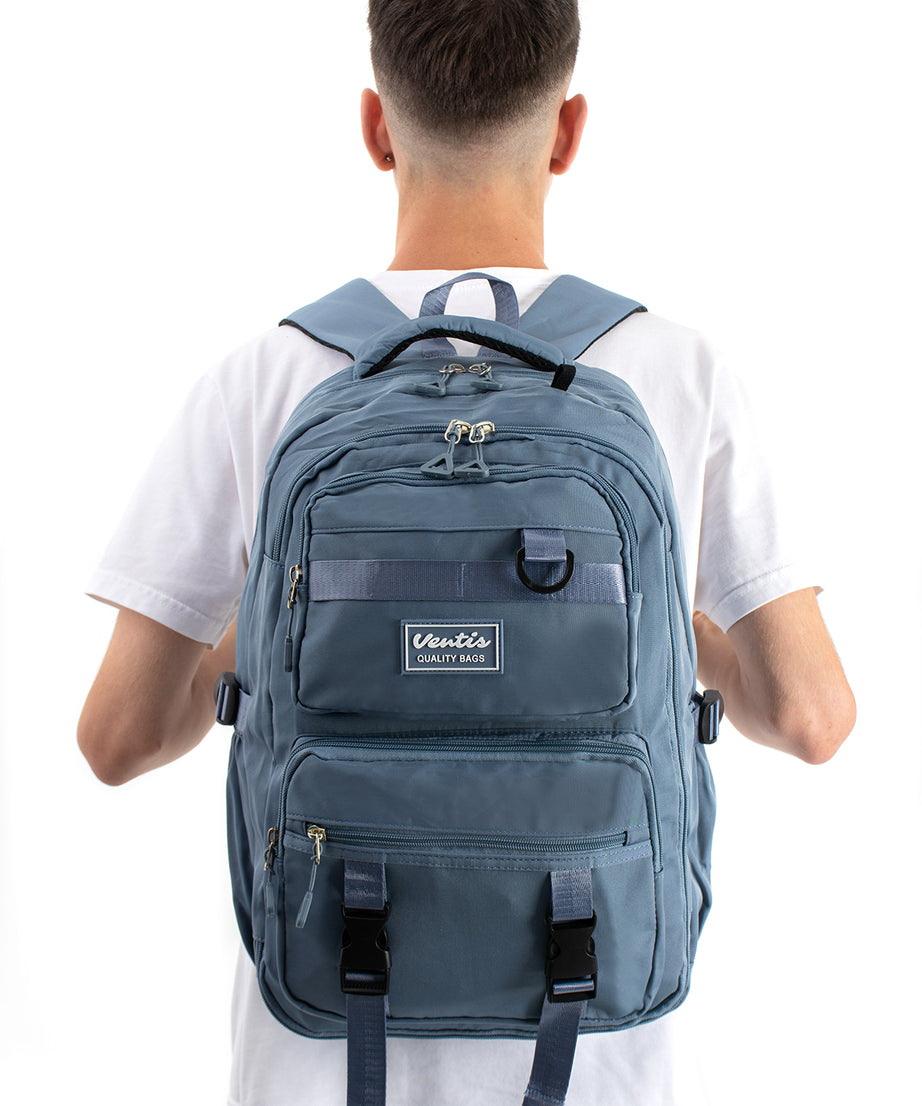 Ultra Hafif Su Geçirmez Çok Cepli Sırt Çantası Unisex Kore Stil  VNT-1-7C
