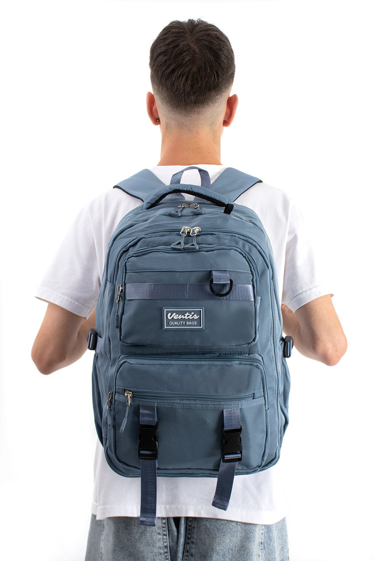 Ultra Hafif Su Geçirmez Çok Cepli Sırt Çantası Unisex Kore Stil  VNT-1-7C