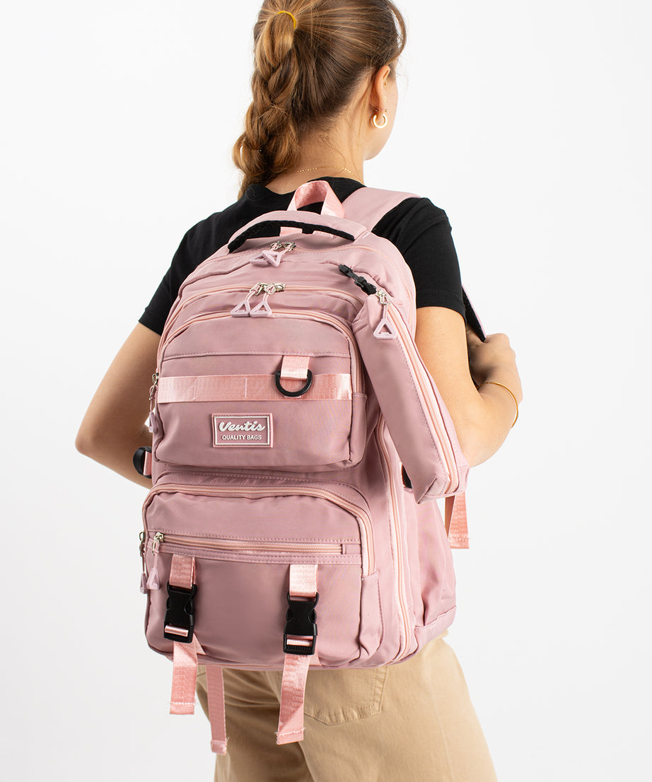 Ultra Hafif Su Geçirmez Çok Cepli Sırt Çantası Unisex Kore Stil  VNT-1-7C