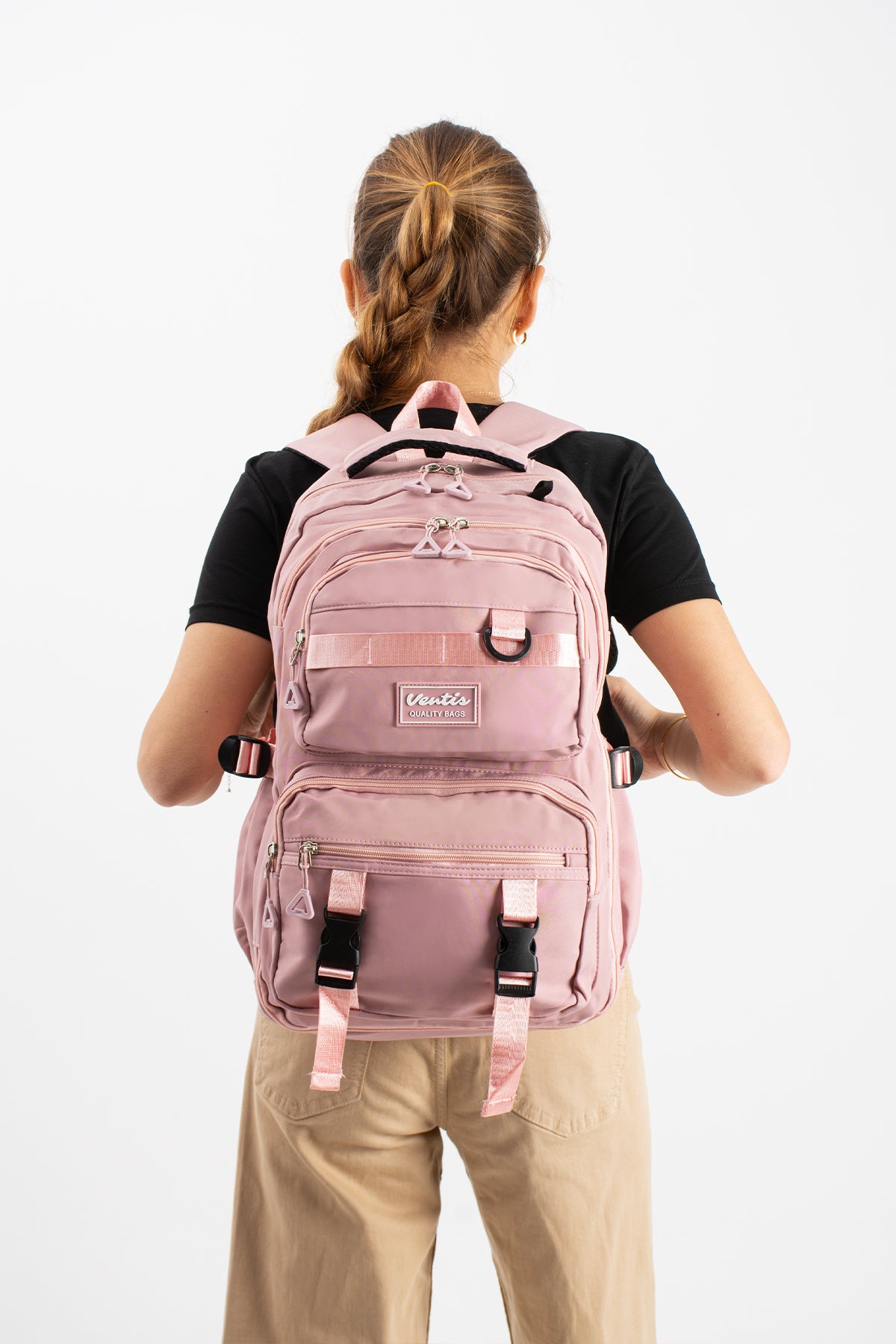 Ultra Hafif Su Geçirmez Çok Cepli Sırt Çantası Unisex Kore Stil  VNT-1-7C