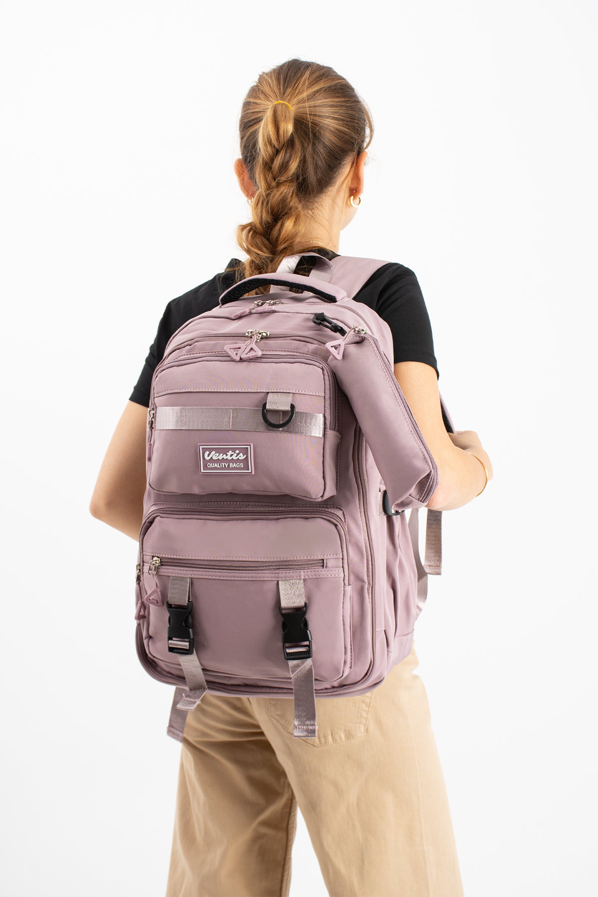 Ultra Hafif Su Geçirmez Çok Cepli Sırt Çantası Unisex Kore Stil  VNT-1-7C