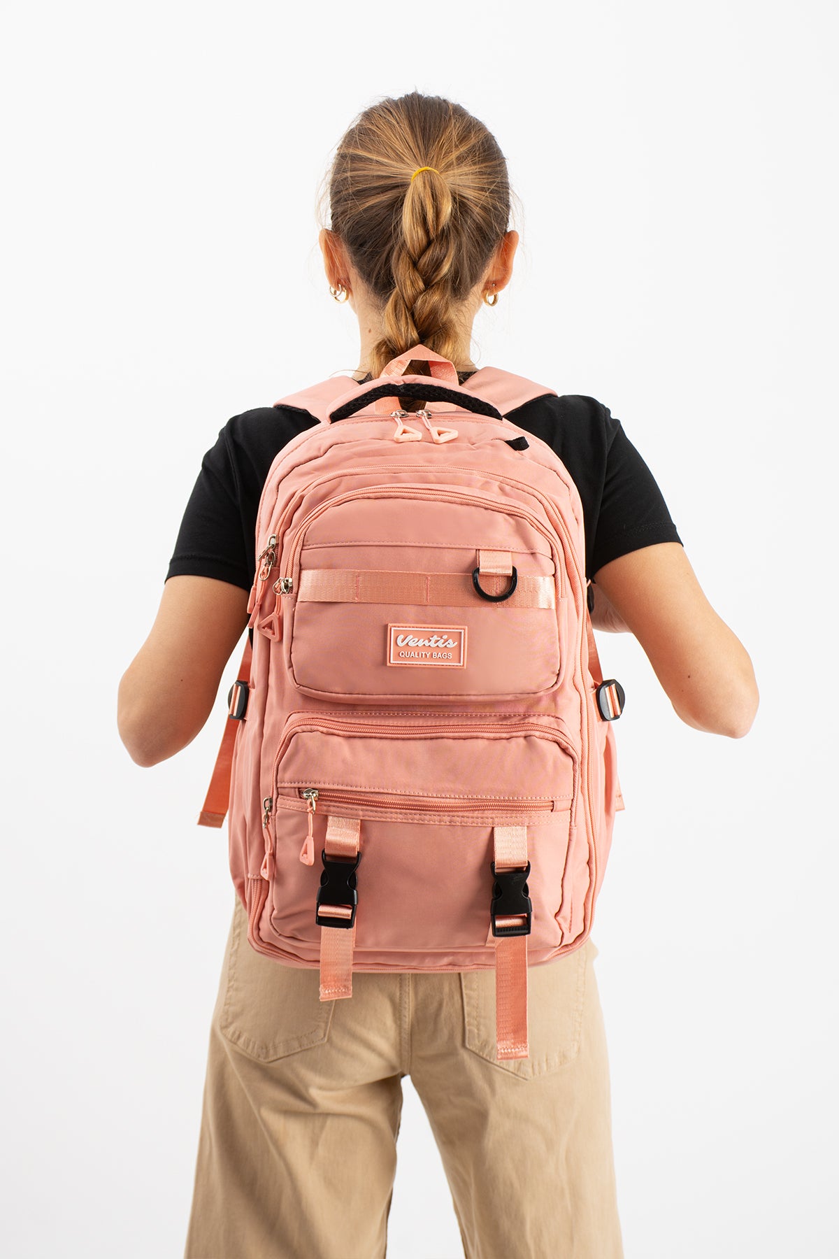 Ultra Hafif Su Geçirmez Çok Cepli Sırt Çantası Unisex Kore Stil  VNT-1-7C
