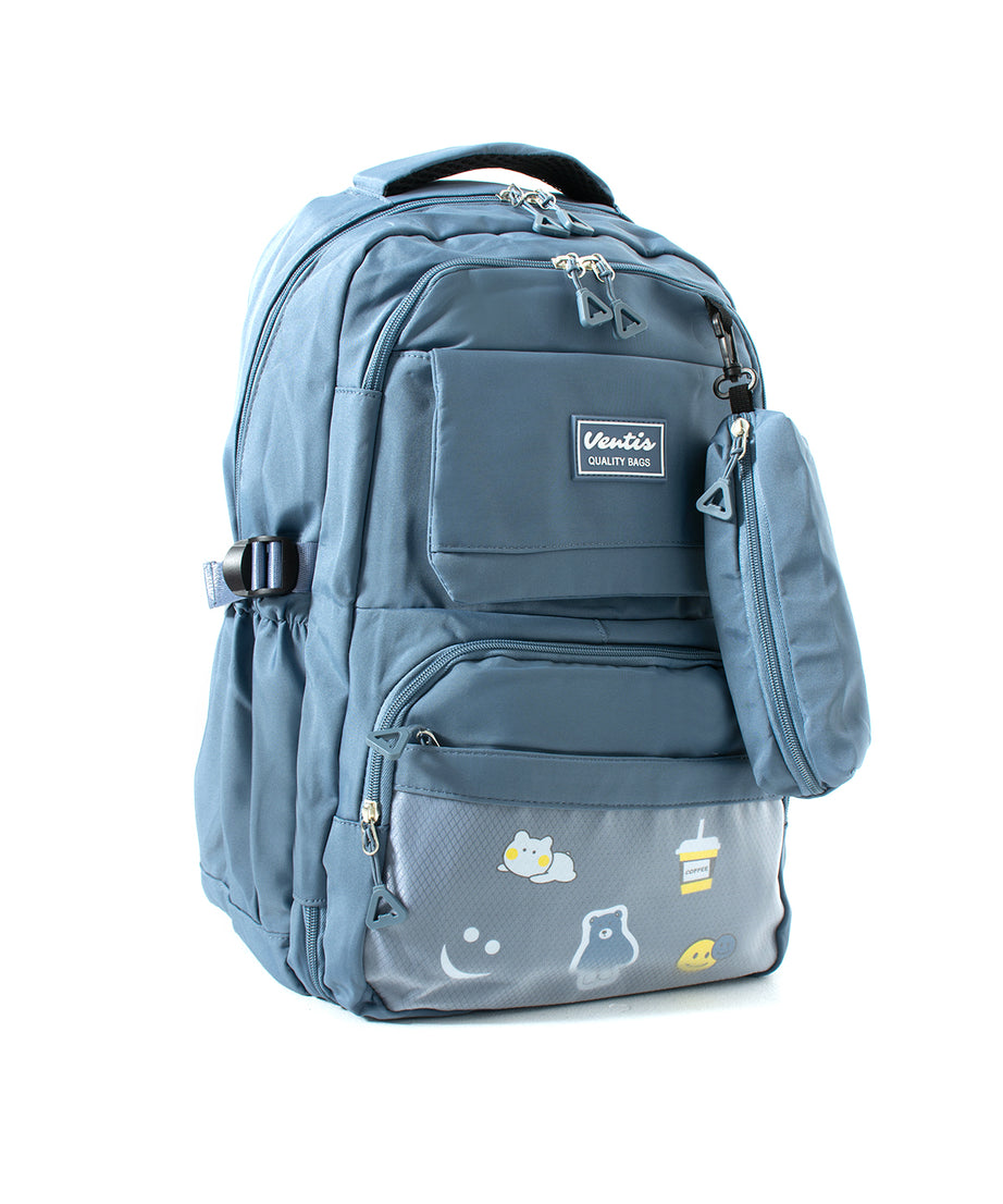 Ultra Hafif Su Geçirmez Çok Cepli Sırt Çantası Unisex Kore Stil  VNT-1-7D