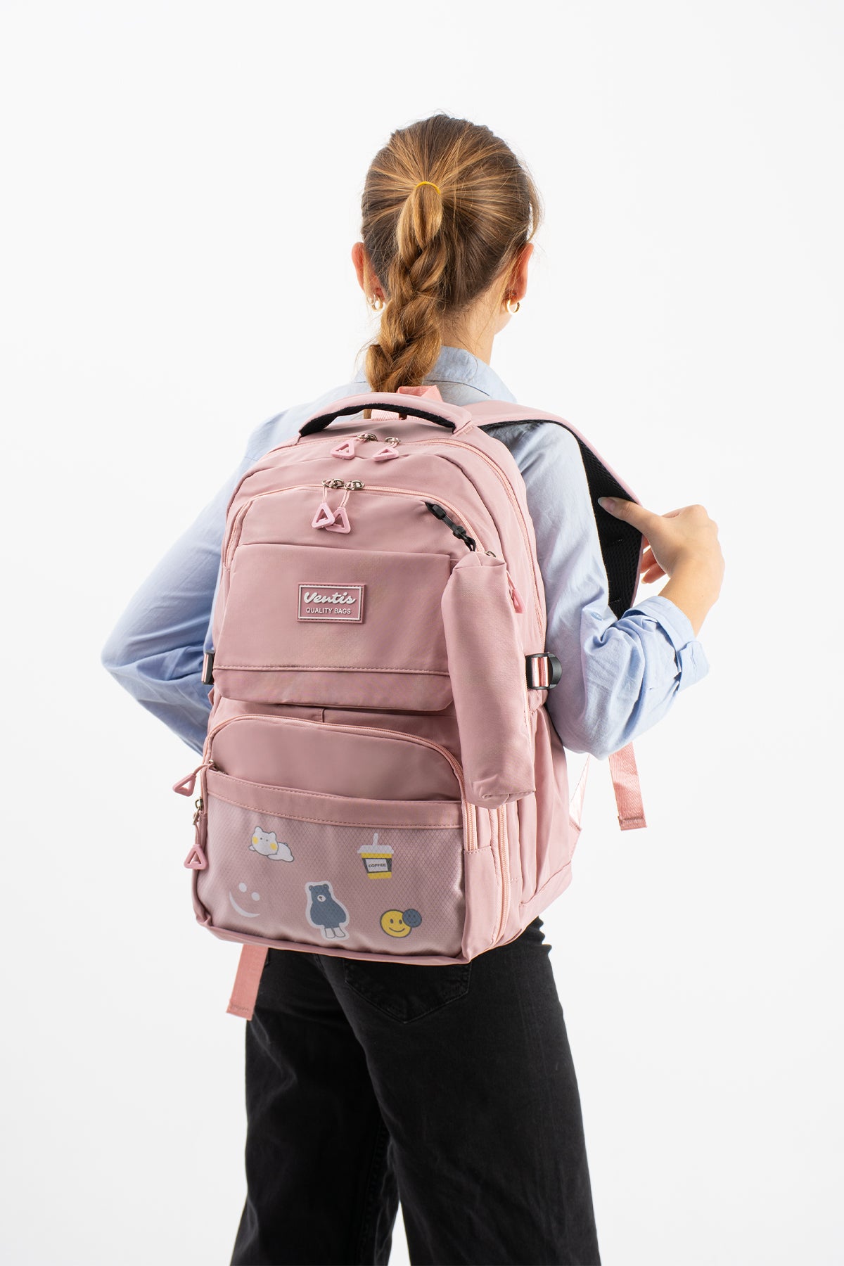 Ultra Hafif Su Geçirmez Çok Cepli Sırt Çantası Unisex Kore Stil  VNT-1-7D