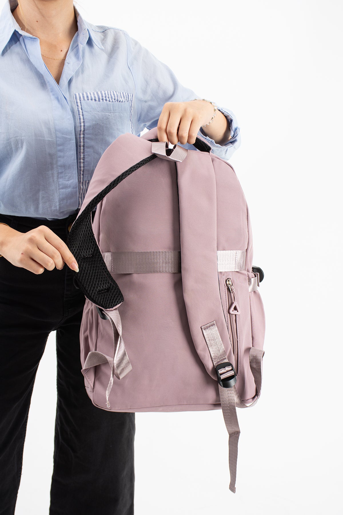Ultra Hafif Su Geçirmez Çok Cepli Sırt Çantası Unisex Kore Stil  VNT-1-7D