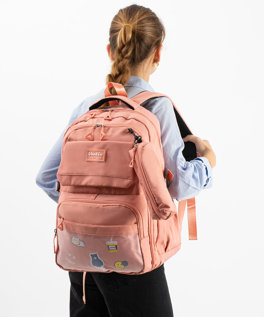 Ultra Hafif Su Geçirmez Çok Cepli Sırt Çantası Unisex Kore Stil  VNT-1-7D