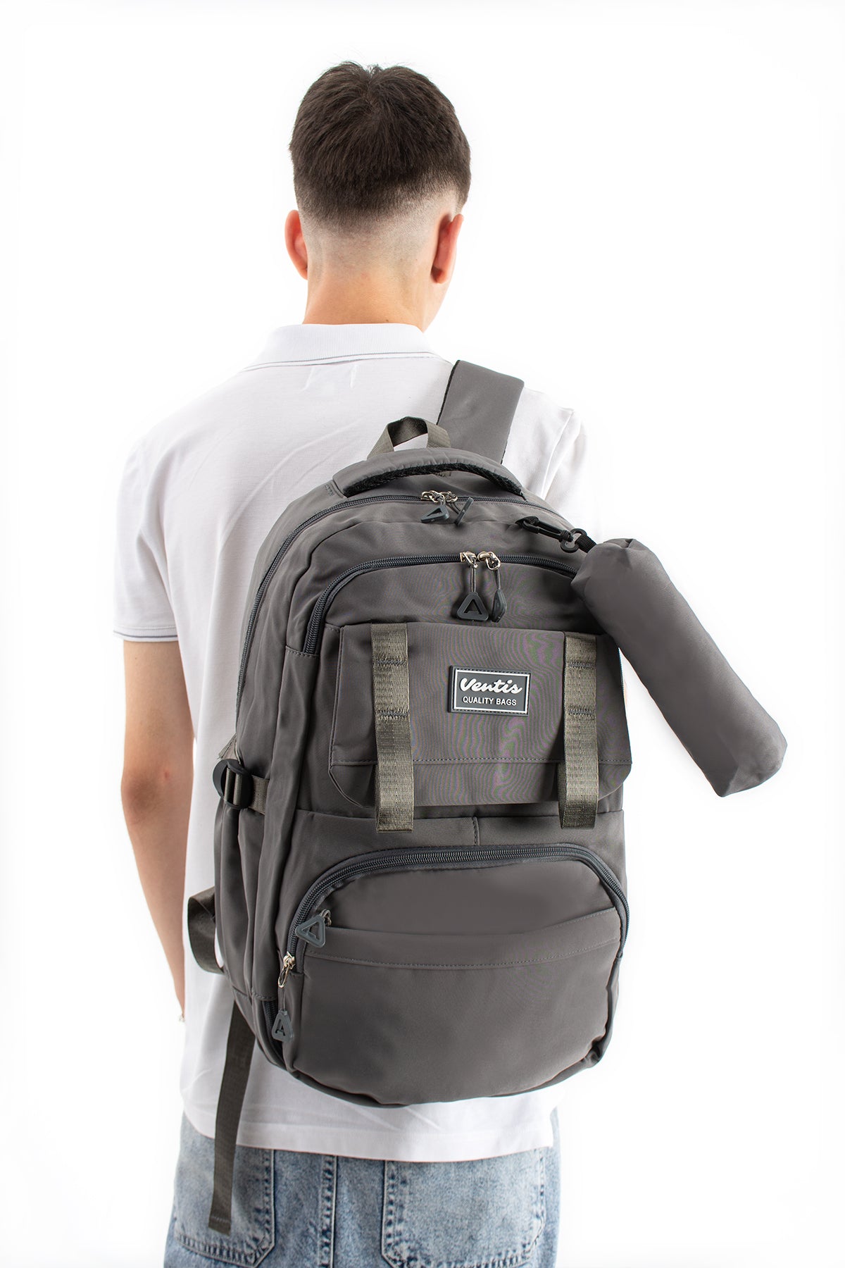 Ultra Hafif Su Geçirmez Çok Cepli Sırt Çantası Unisex Kore Stil  VNT-1-7F