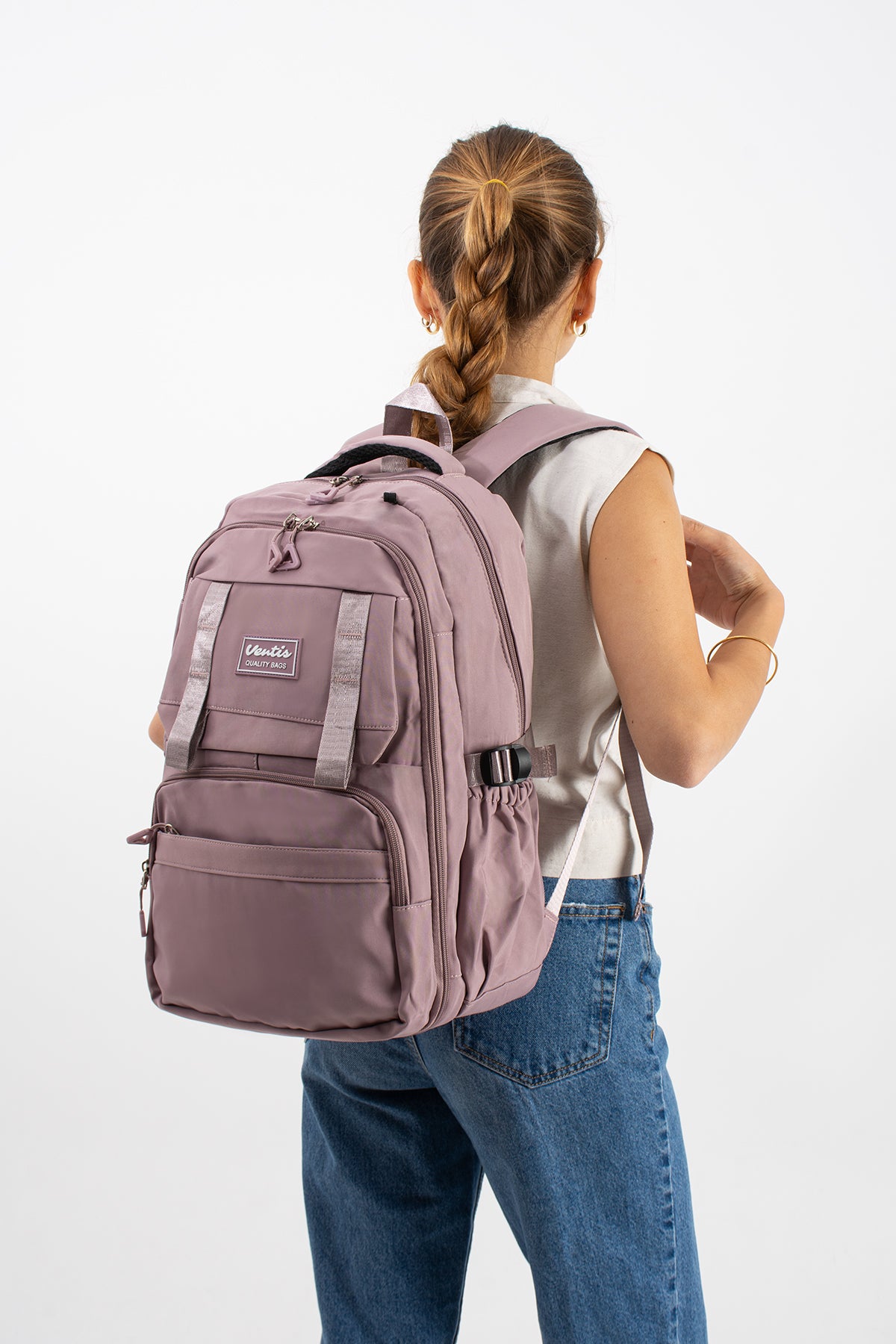 Ultra Hafif Su Geçirmez Çok Cepli Sırt Çantası Unisex Kore Stil  VNT-1-7F