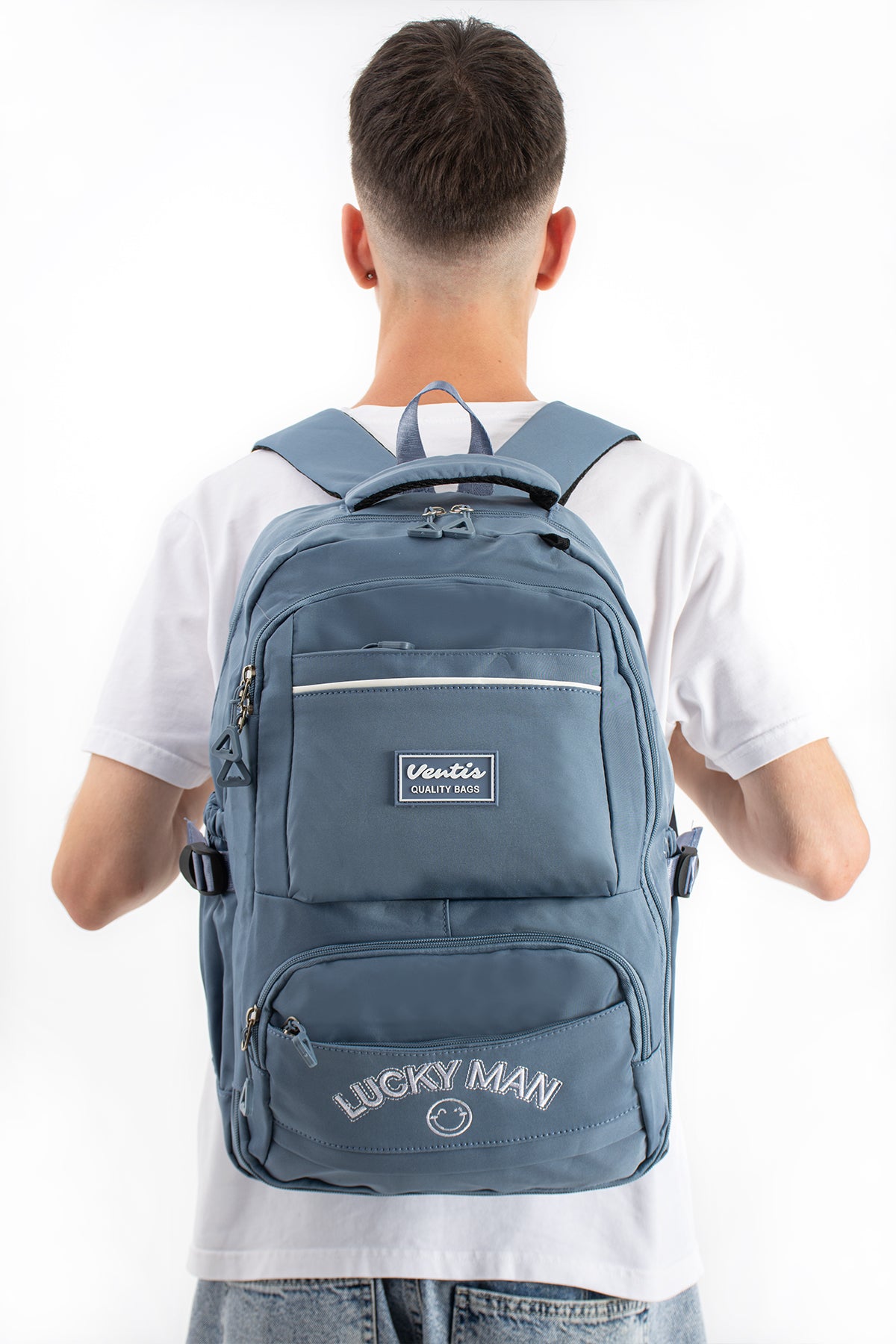 Ultra Hafif Su Geçirmez Çok Cepli Sırt Çantası Unisex Kore Stil  VNT-1-7G