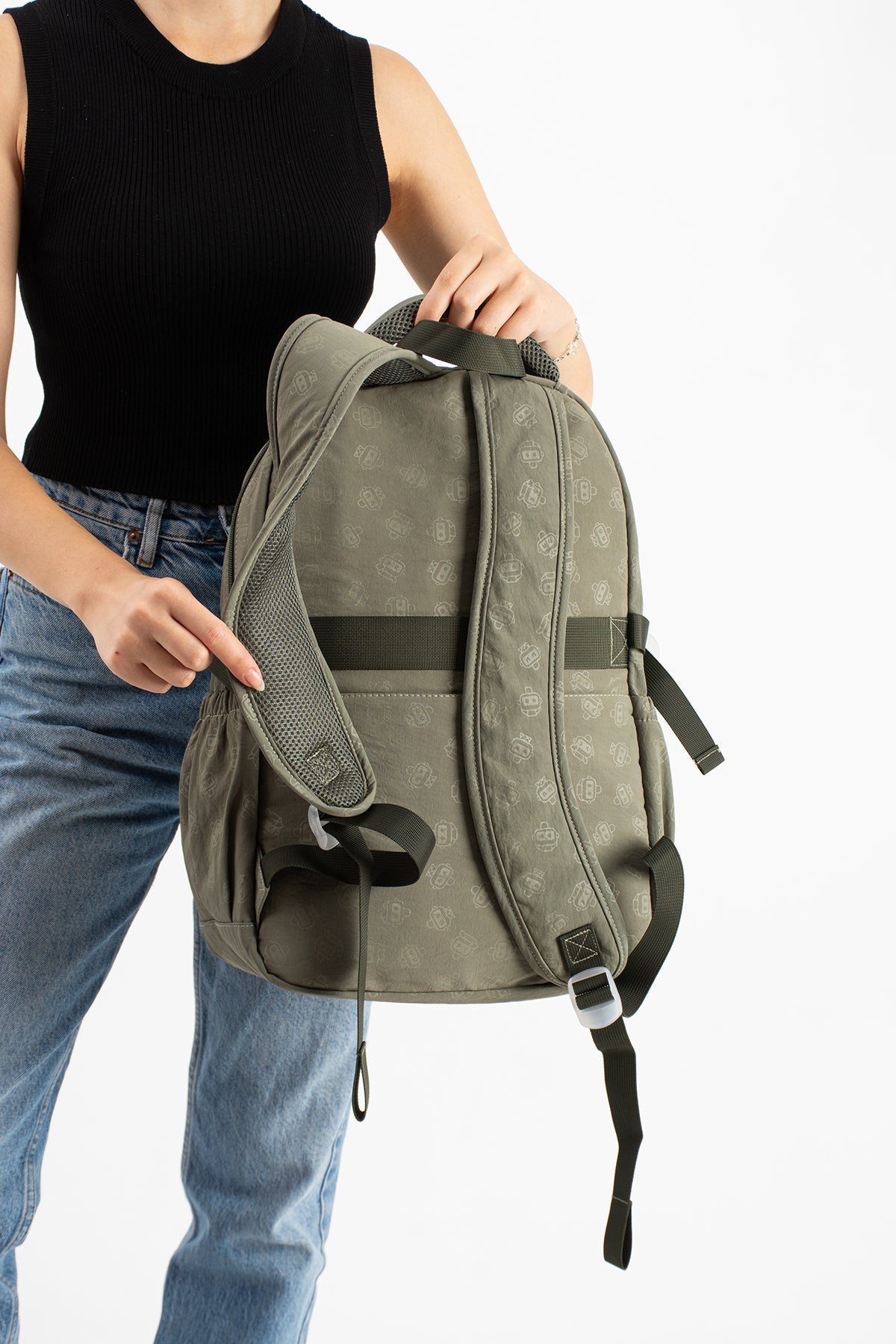 Ultra Hafif Su Geçirmez Çok Cepli Sırt Çantası Unisex Kore Stil  VNT-1-9A
