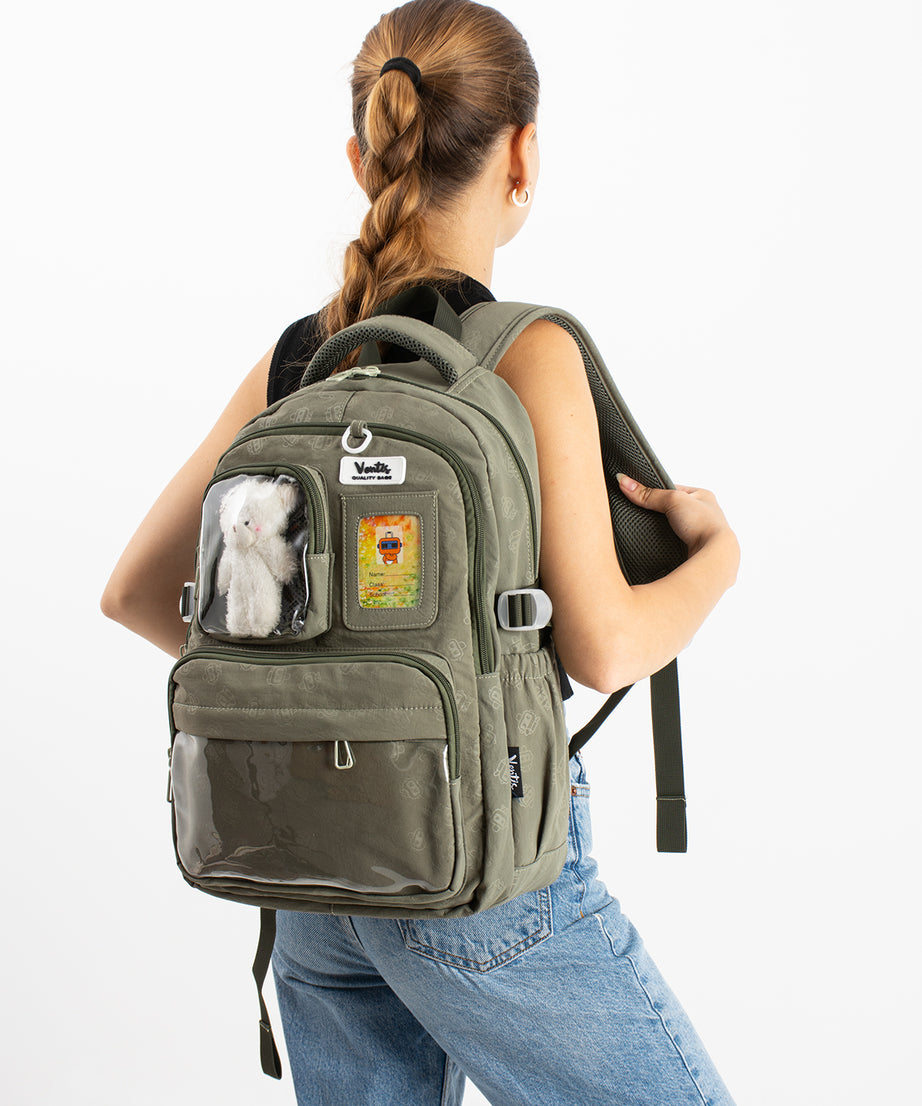 Ultra Hafif Su Geçirmez Çok Cepli Sırt Çantası Unisex Kore Stil  VNT-1-9A