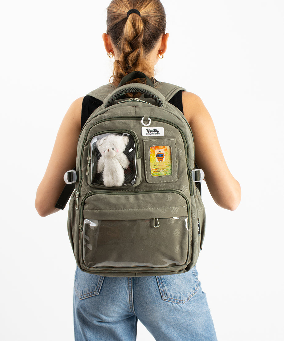 Ultra Hafif Su Geçirmez Çok Cepli Sırt Çantası Unisex Kore Stil  VNT-1-9A