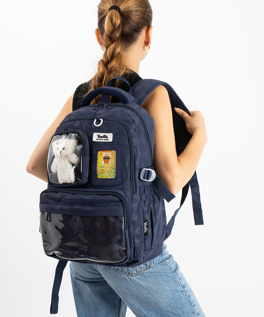 Ultra Hafif Su Geçirmez Çok Cepli Sırt Çantası Unisex Kore Stil  VNT-1-9A