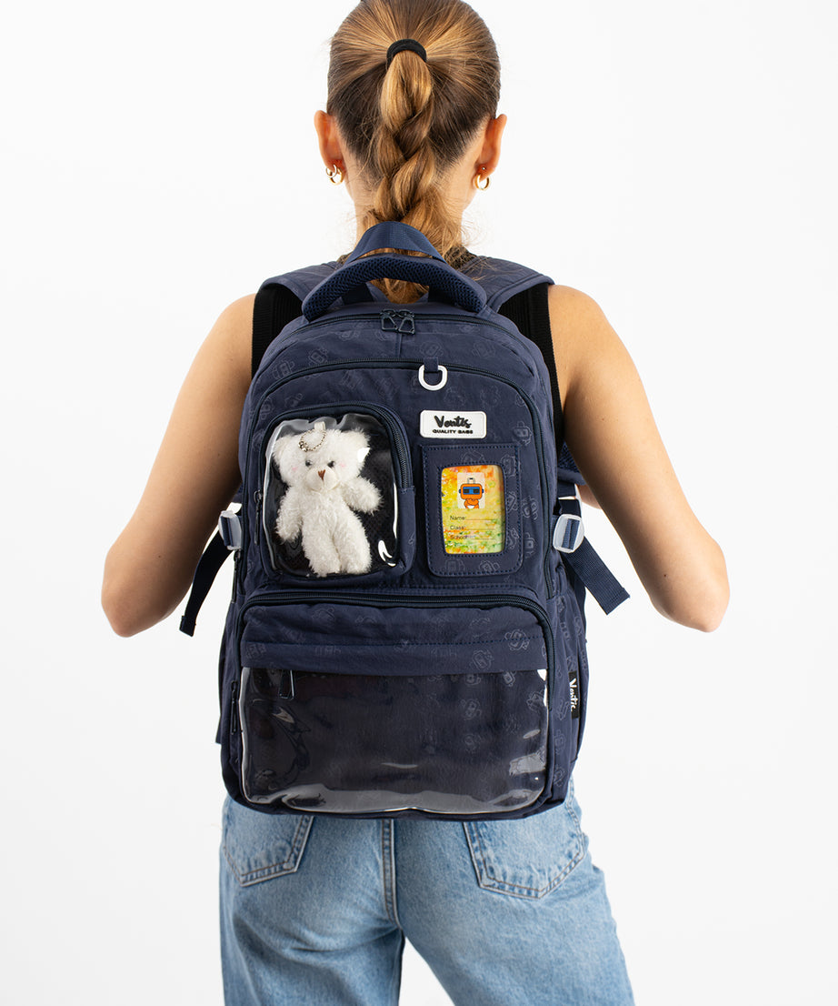 Ultra Hafif Su Geçirmez Çok Cepli Sırt Çantası Unisex Kore Stil  VNT-1-9A