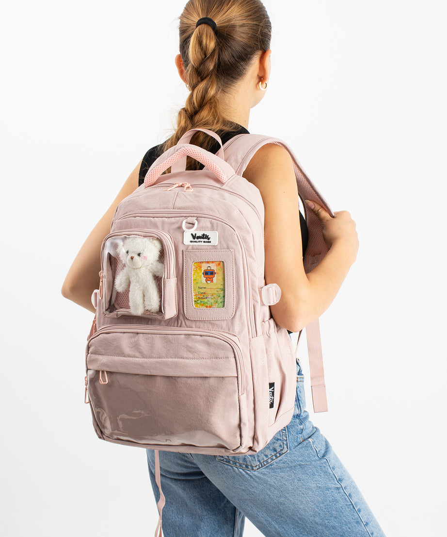 Ultra Hafif Su Geçirmez Çok Cepli Sırt Çantası Unisex Kore Stil  VNT-1-9A