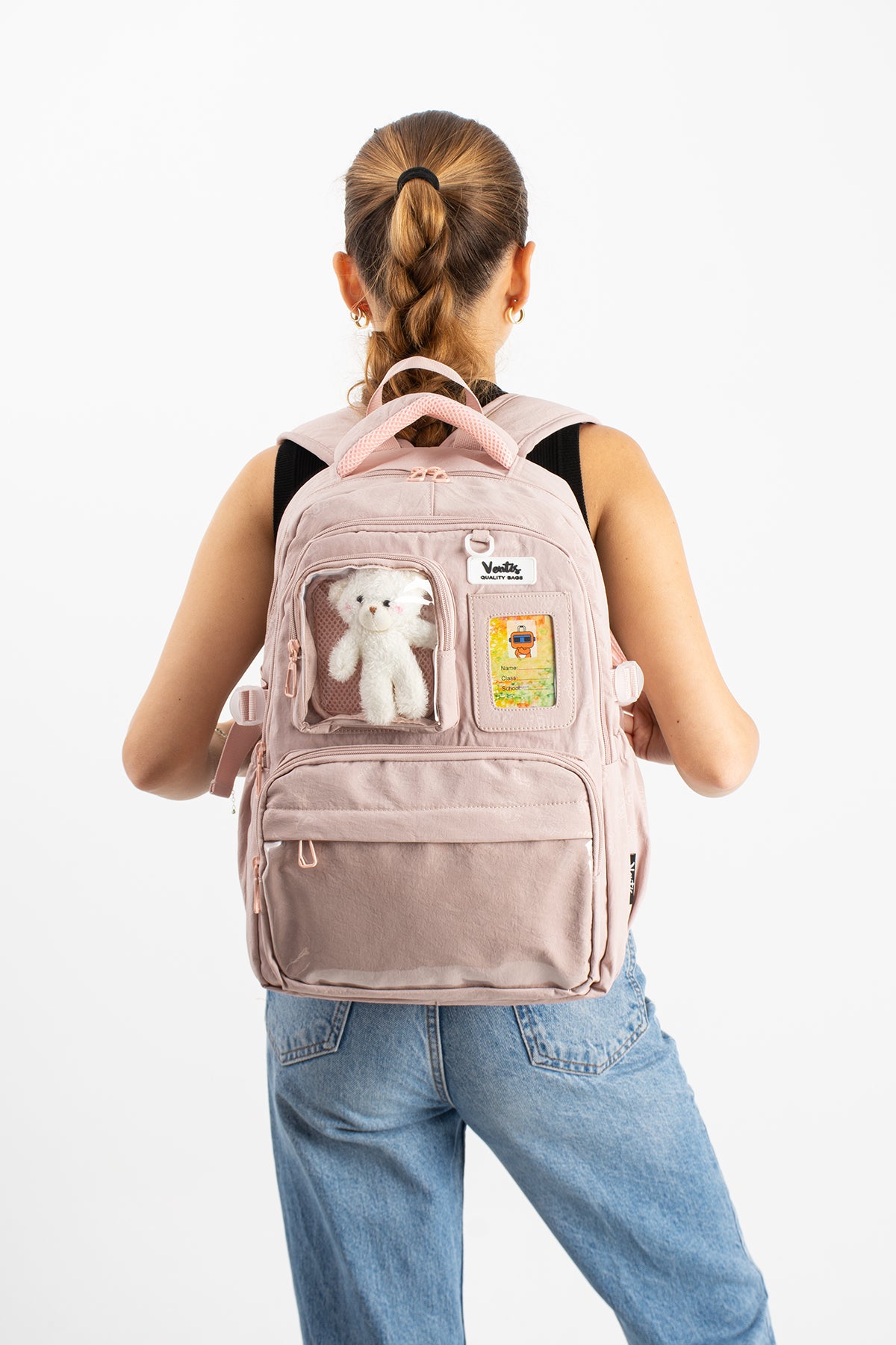 Ultra Hafif Su Geçirmez Çok Cepli Sırt Çantası Unisex Kore Stil  VNT-1-9A