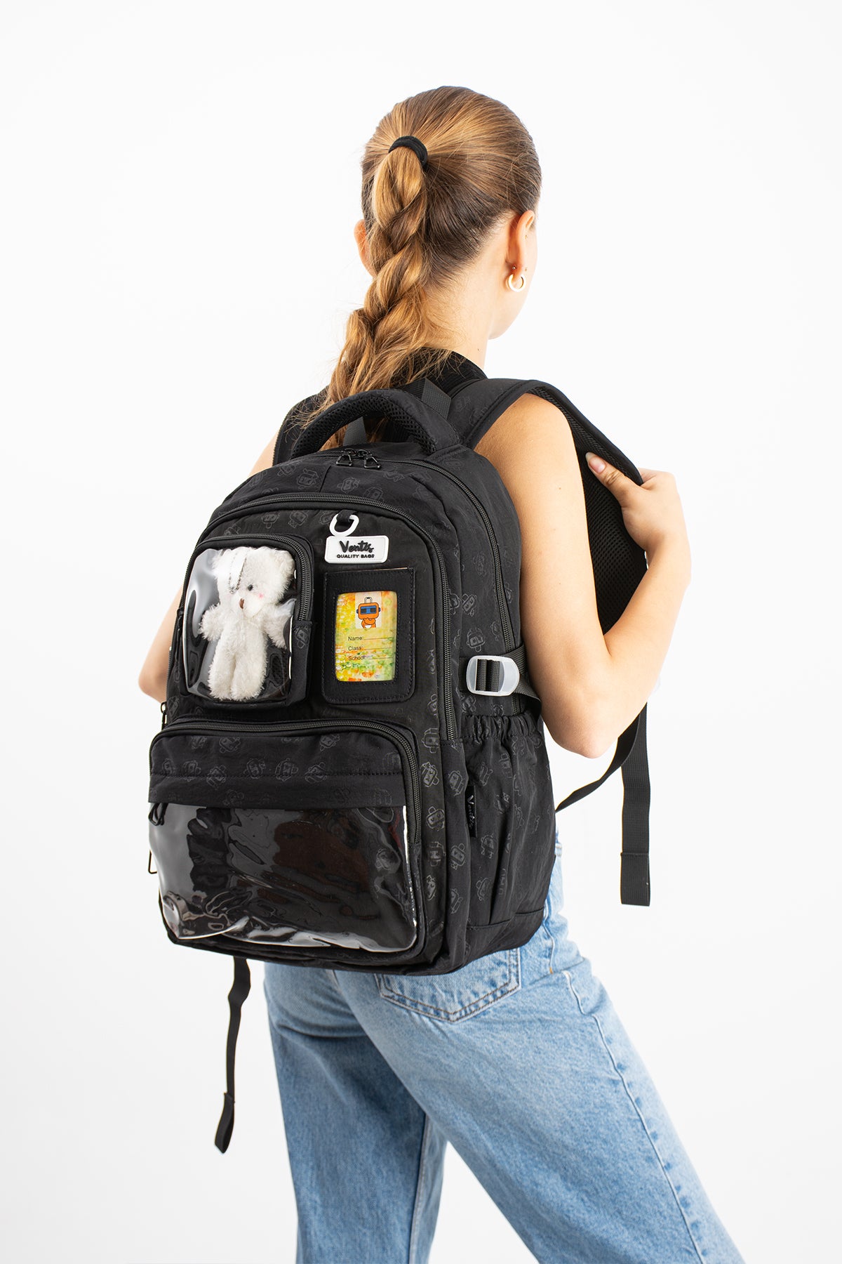 Ultra Hafif Su Geçirmez Çok Cepli Sırt Çantası Unisex Kore Stil  VNT-1-9A