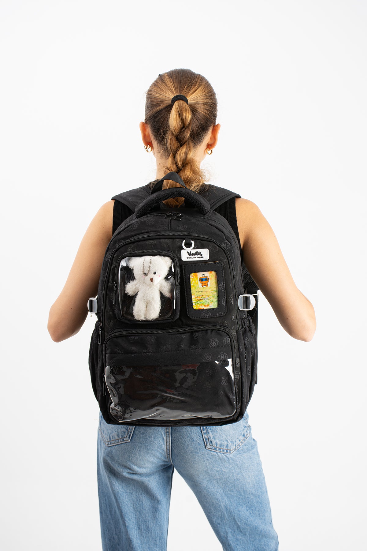 Ultra Hafif Su Geçirmez Çok Cepli Sırt Çantası Unisex Kore Stil  VNT-1-9A