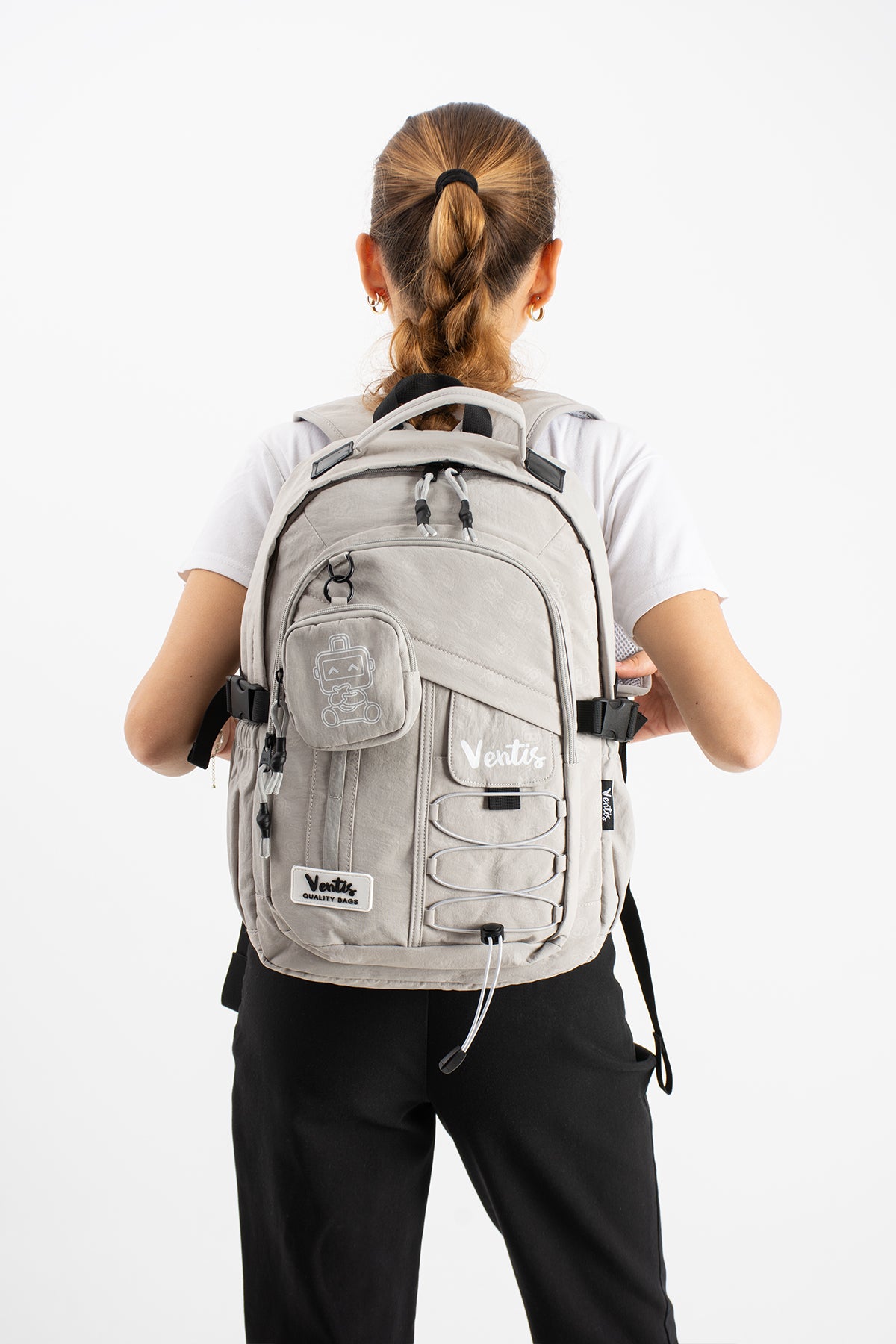 Ultra Hafif Su Geçirmez Çok Cepli Sırt Çantası Unisex Kore Stil  VNT-1-9B