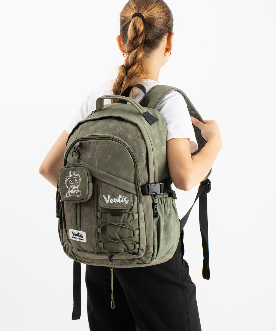 Ultra Hafif Su Geçirmez Çok Cepli Sırt Çantası Unisex Kore Stil  VNT-1-9B