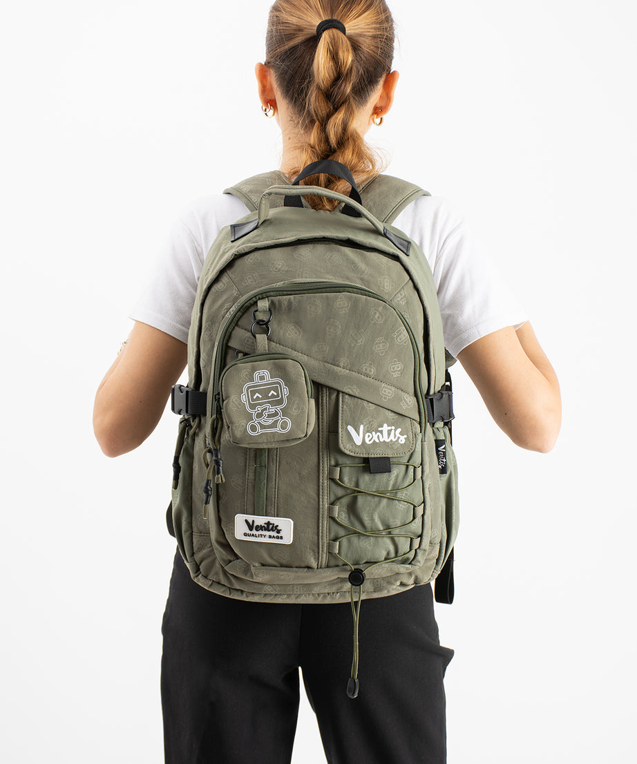 Ultra Hafif Su Geçirmez Çok Cepli Sırt Çantası Unisex Kore Stil  VNT-1-9B