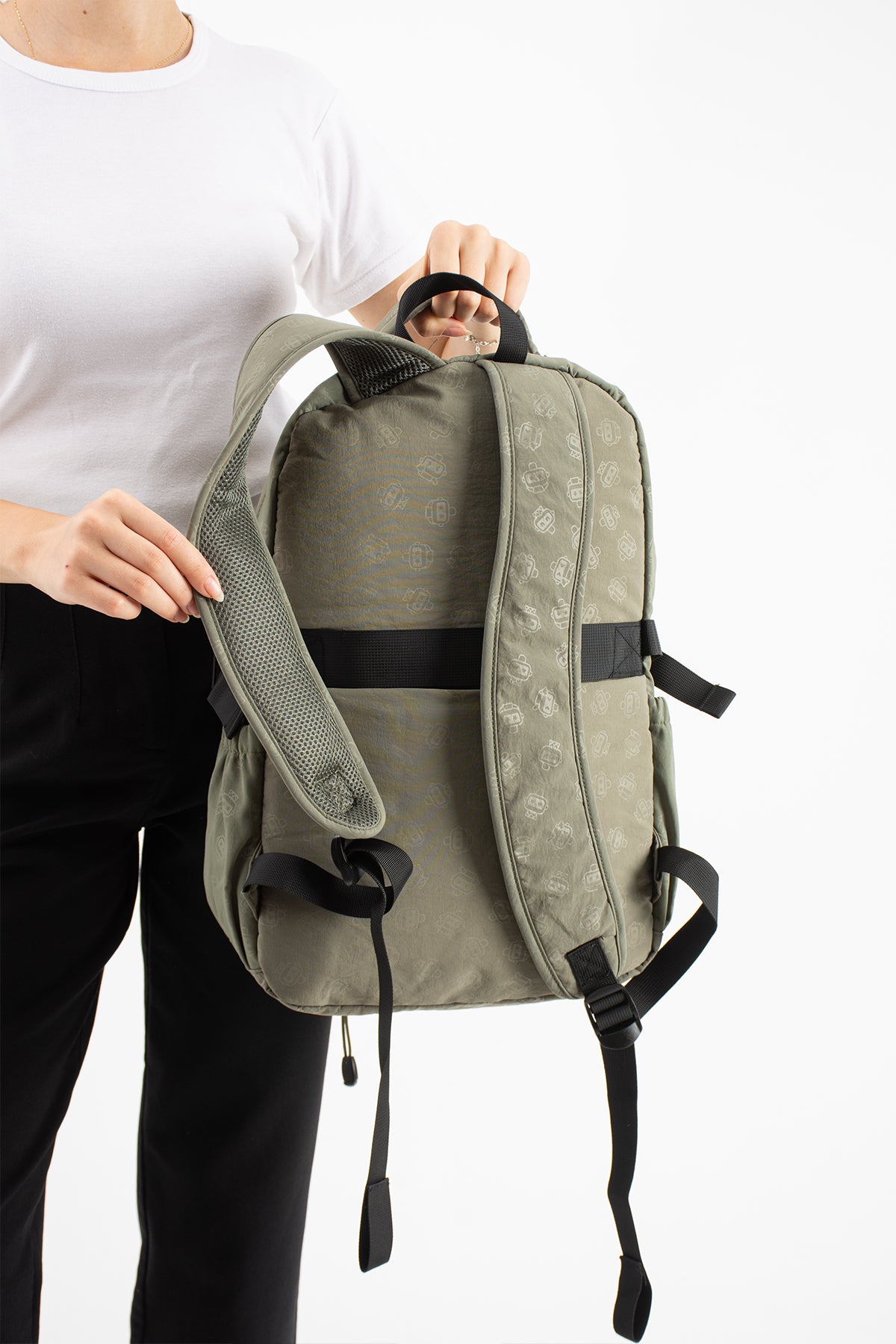 Ultra Hafif Su Geçirmez Çok Cepli Sırt Çantası Unisex Kore Stil  VNT-1-9B