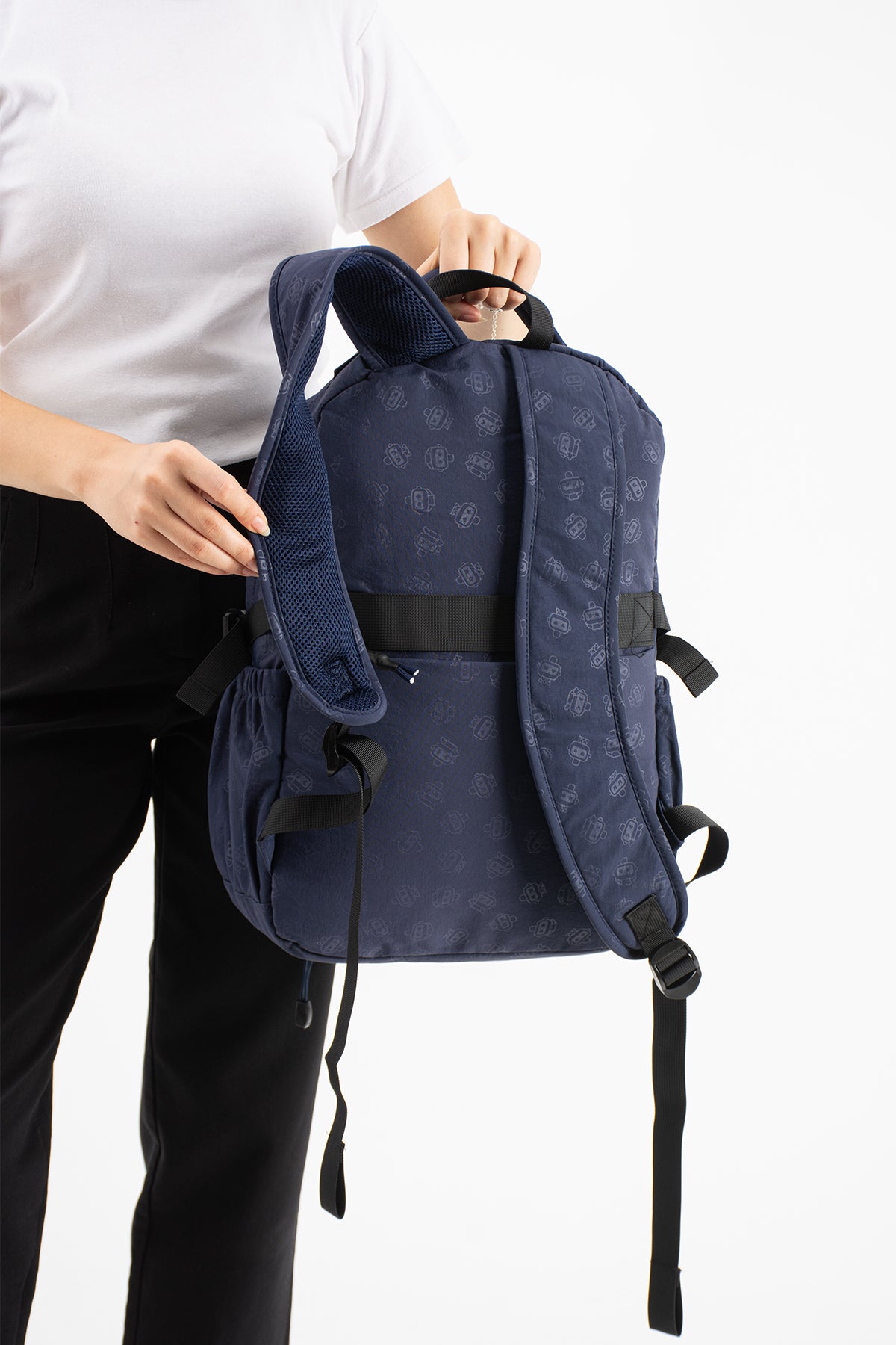 Ultra Hafif Su Geçirmez Çok Cepli Sırt Çantası Unisex Kore Stil  VNT-1-9B