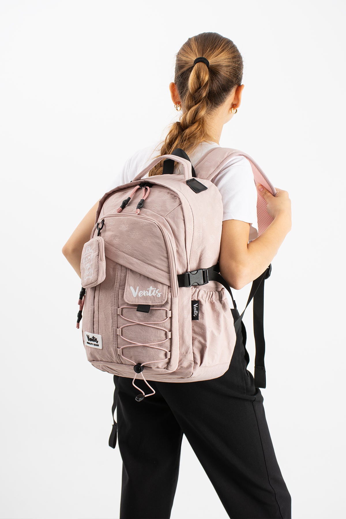 Ultra Hafif Su Geçirmez Çok Cepli Sırt Çantası Unisex Kore Stil  VNT-1-9B