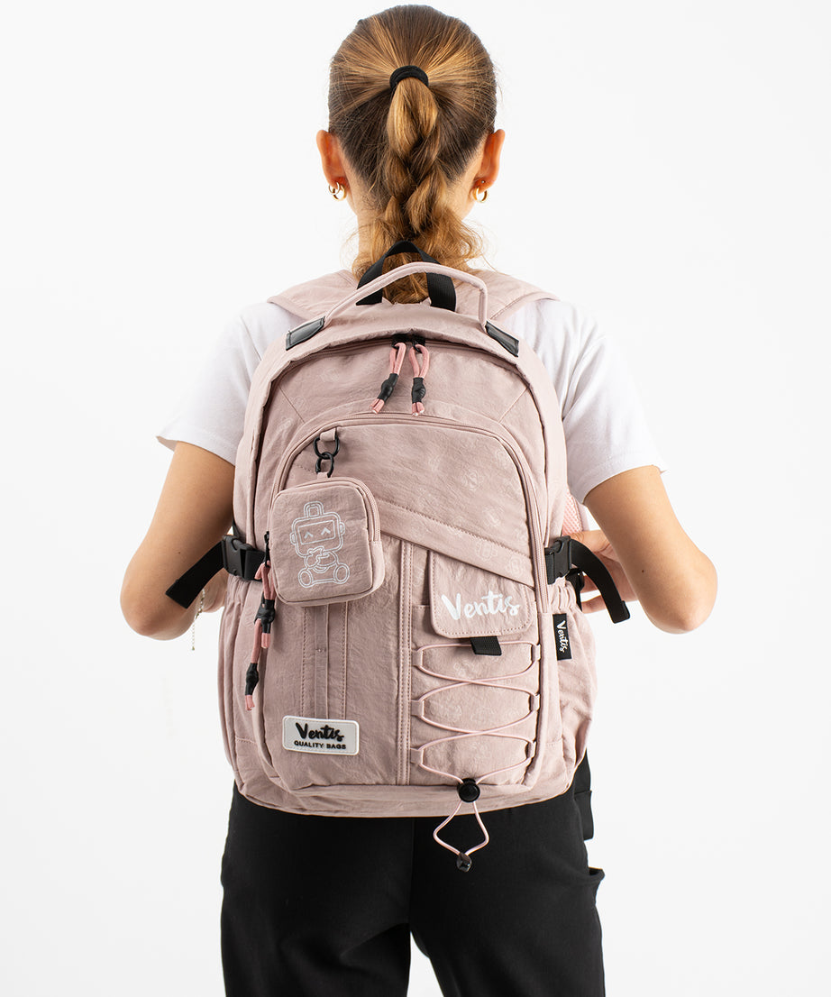 Ultra Hafif Su Geçirmez Çok Cepli Sırt Çantası Unisex Kore Stil  VNT-1-9B