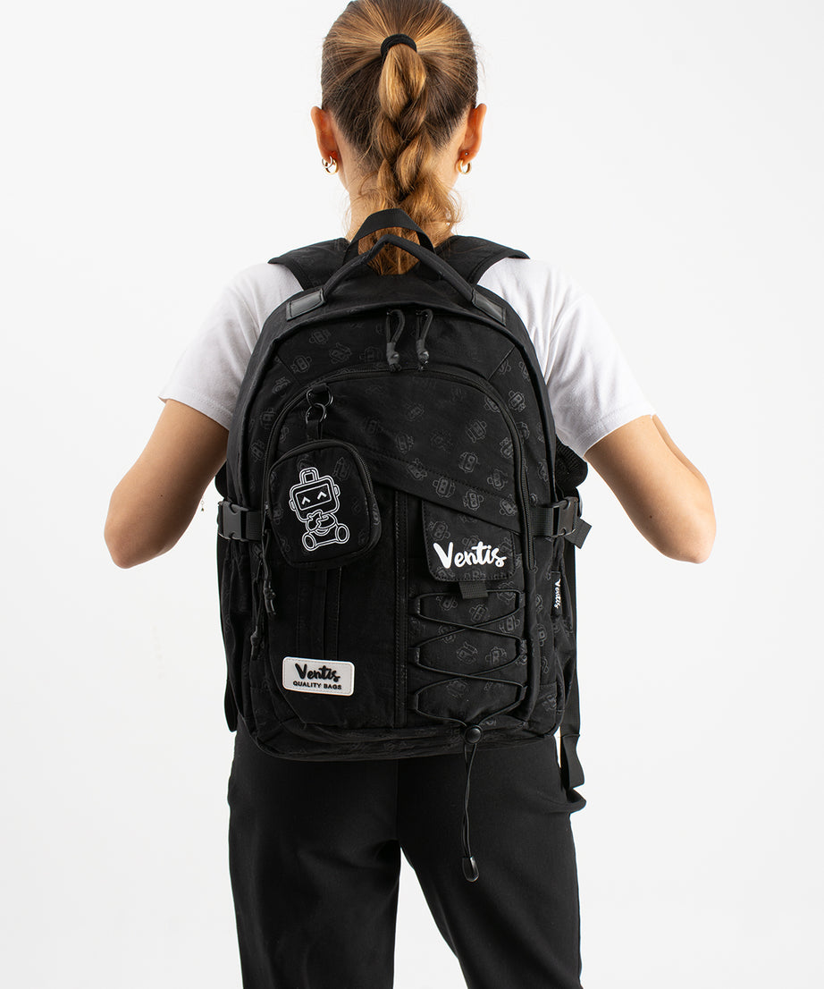Ultra Hafif Su Geçirmez Çok Cepli Sırt Çantası Unisex Kore Stil  VNT-1-9B