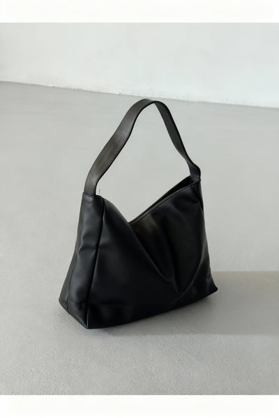 Kische Kadın Tek Saplı Omuz Çantası Zeyv - Siyah