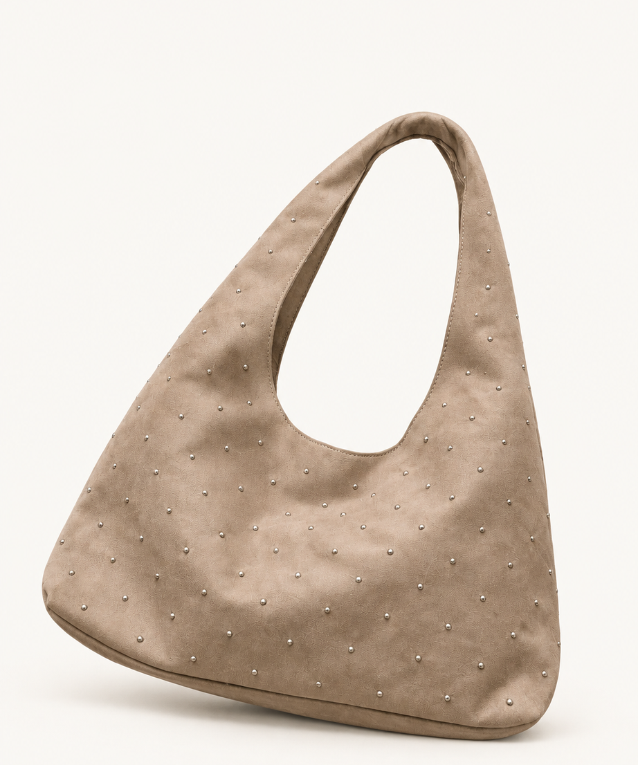 Vizon süet shopper çanta