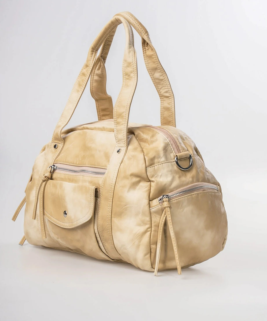 Şık, Modern ve Günlük Kullanım İçin İdeal Eskitme Deri Retro Tarz ccs-18384 - BEJ