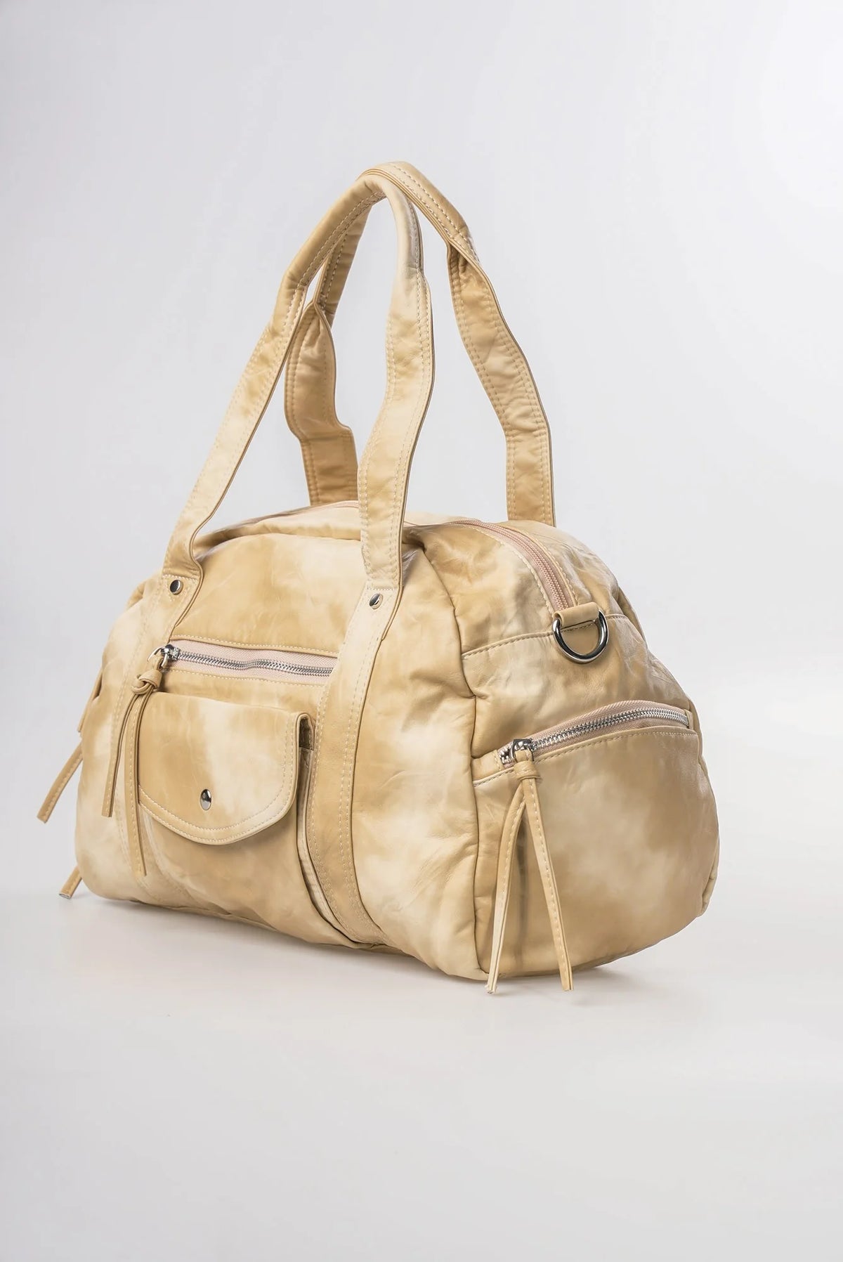 Şık, Modern ve Günlük Kullanım İçin İdeal Eskitme Deri Retro Tarz ccs-18384 - BEJ