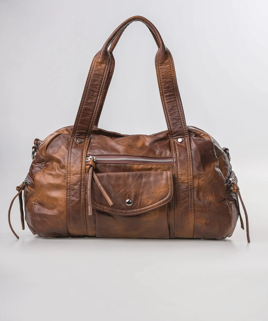 Şık, Modern ve Günlük Kullanım İçin İdeal Eskitme Deri Retro Tarz ccs-18384 - CAMEL