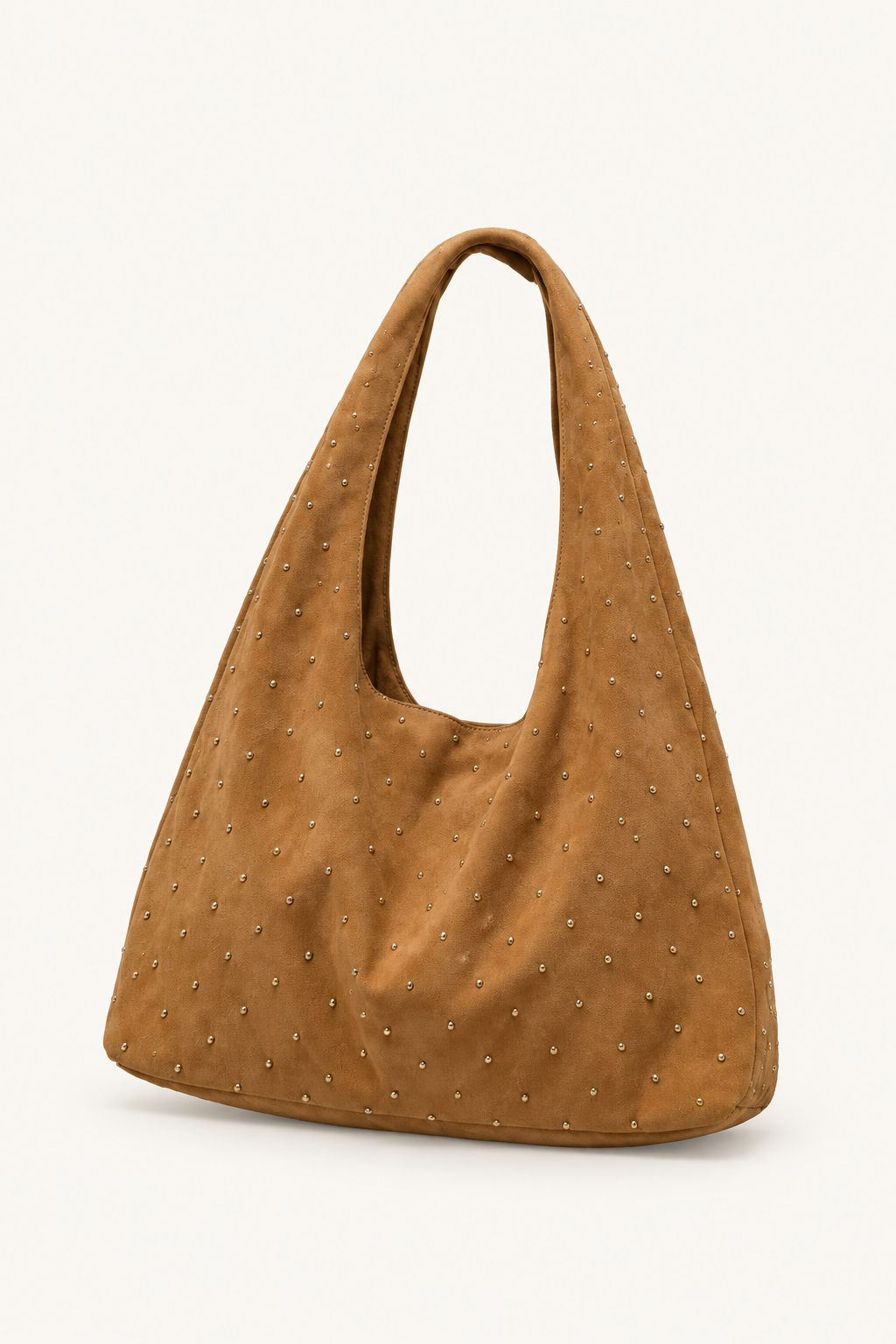 Camel süet shopper çanta