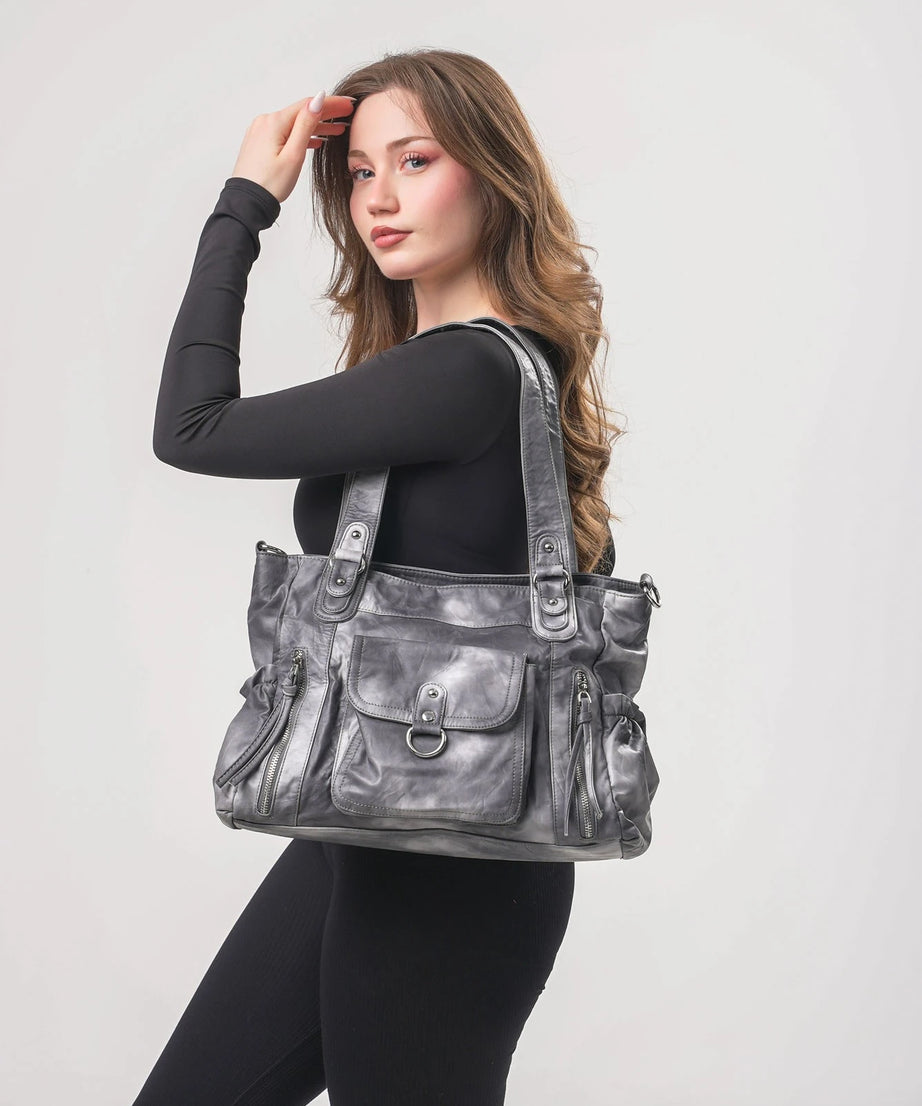 Şık, Modern ve Günlük Kullanım İçin İdeal angel retro Tarz ccs-18382 - GRİ