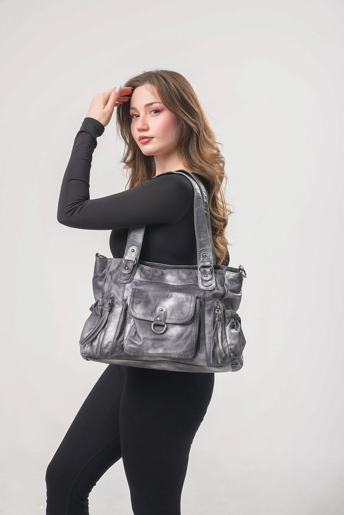 Şık, Modern ve Günlük Kullanım İçin İdeal angel retro Tarz ccs-18382 - GRİ