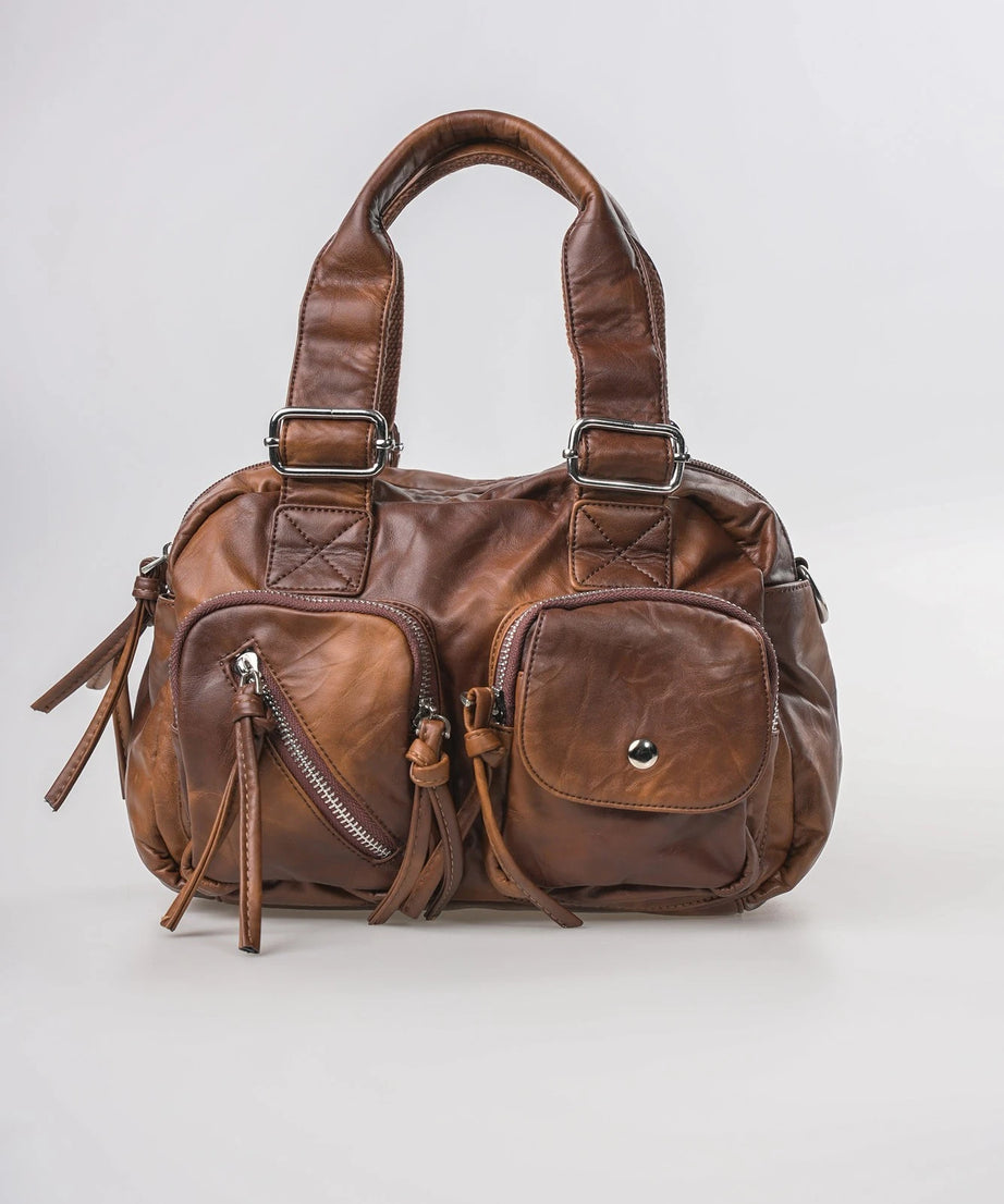 ÇÇS 18376 Kadın Çapraz Askılı El Çantası - CAMEL