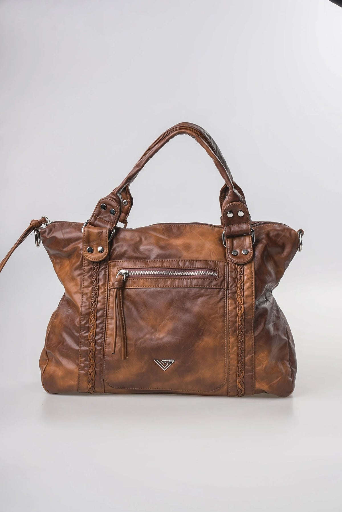 ÇÇS Kadın 18380 Omuz Çantası - CAMEL