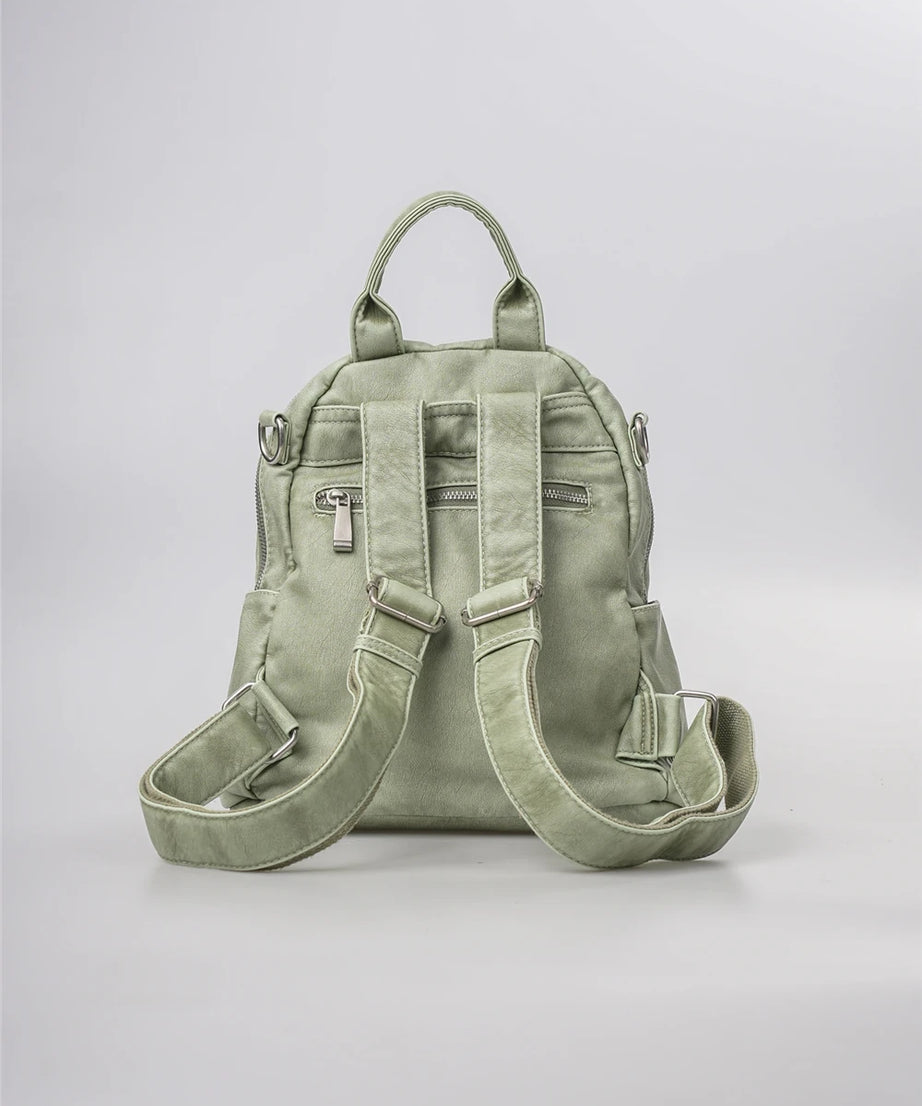 ÇÇS 18072 Kadın Sırt Çantası - Yeşil