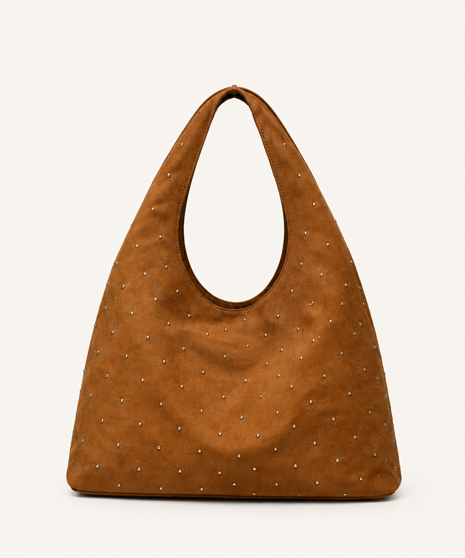 Taba süet shopper çanta
