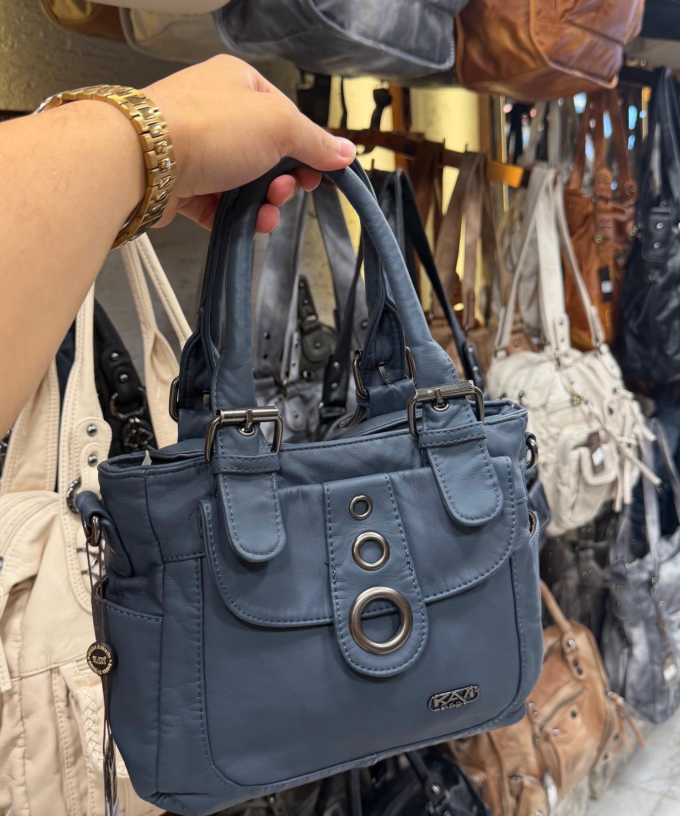 Halka Detaylı Mini El Çantası | 25743-1