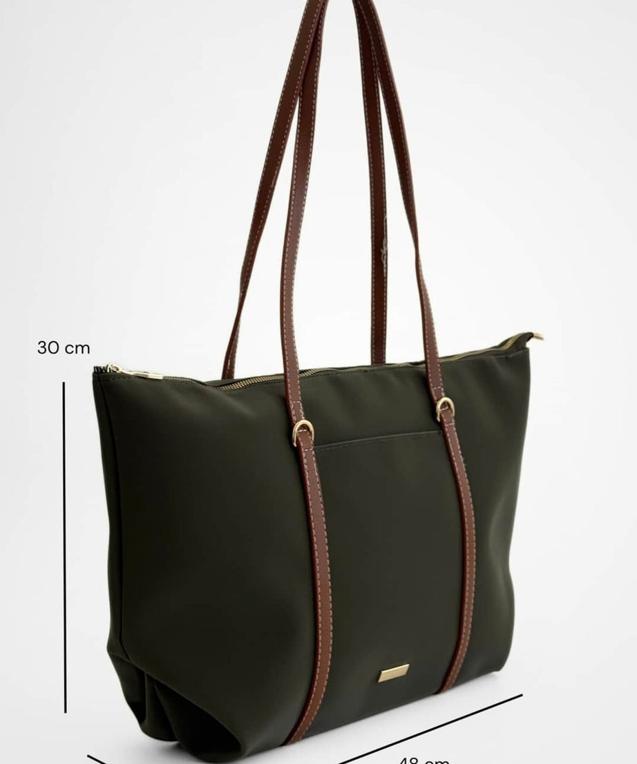 Liora Shopper Çanta Haki