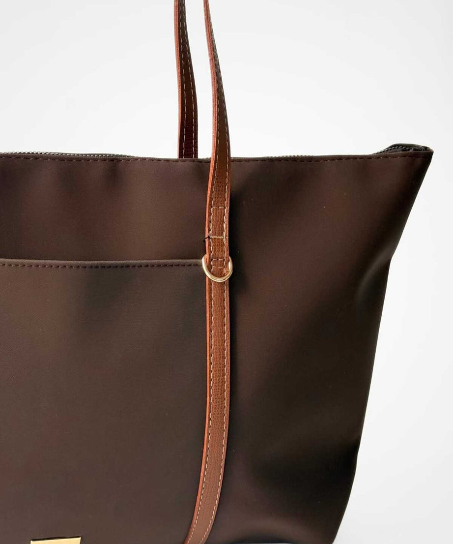 Liora Shopper Çanta Kahverengi